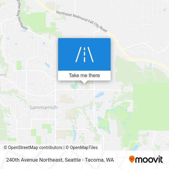 240th Avenue Northeast map
