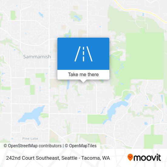 Mapa de 242nd Court Southeast