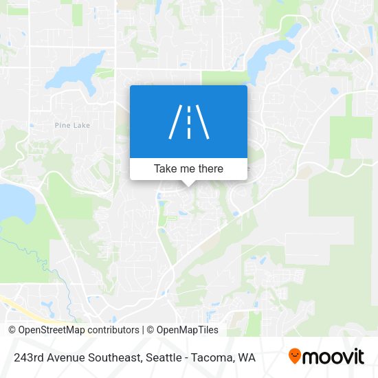 243rd Avenue Southeast map