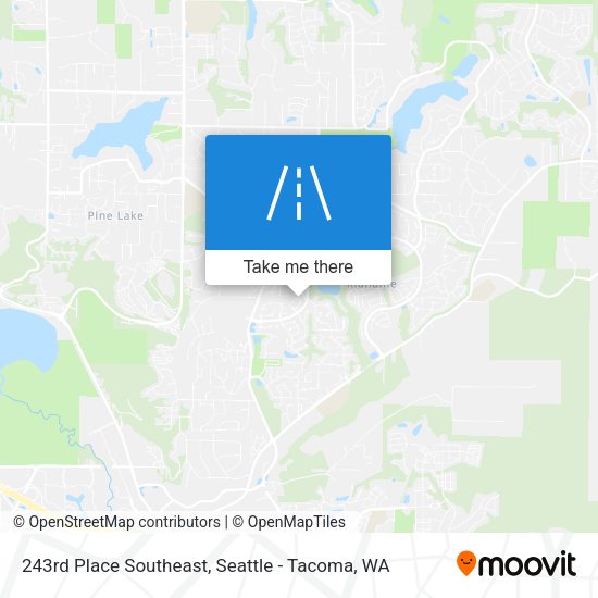 Mapa de 243rd Place Southeast