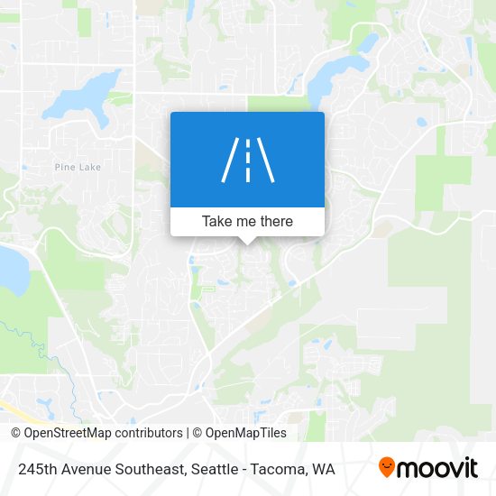 Mapa de 245th Avenue Southeast