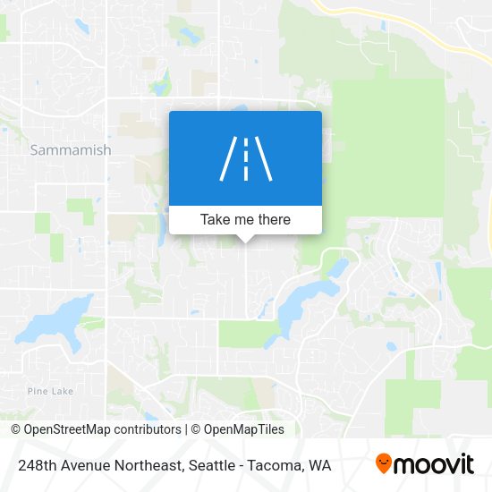 248th Avenue Northeast map