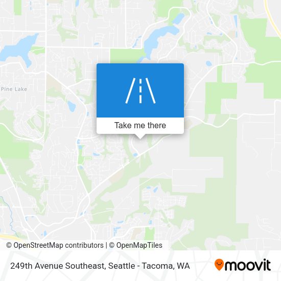 249th Avenue Southeast map