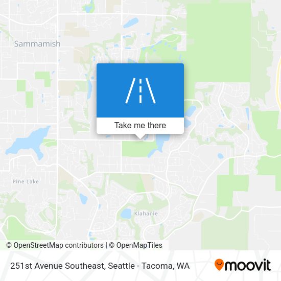 251st Avenue Southeast map