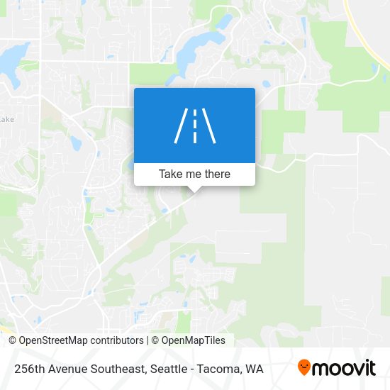 Mapa de 256th Avenue Southeast