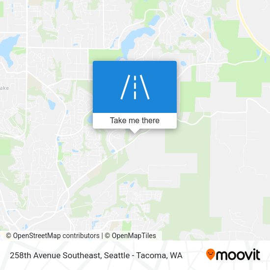 258th Avenue Southeast map
