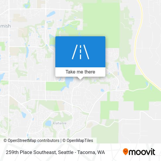Mapa de 259th Place Southeast