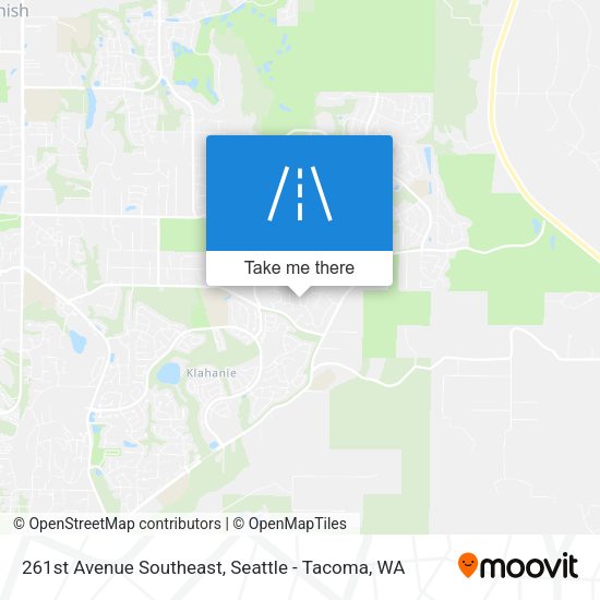 Mapa de 261st Avenue Southeast