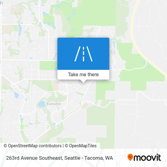 Mapa de 263rd Avenue Southeast