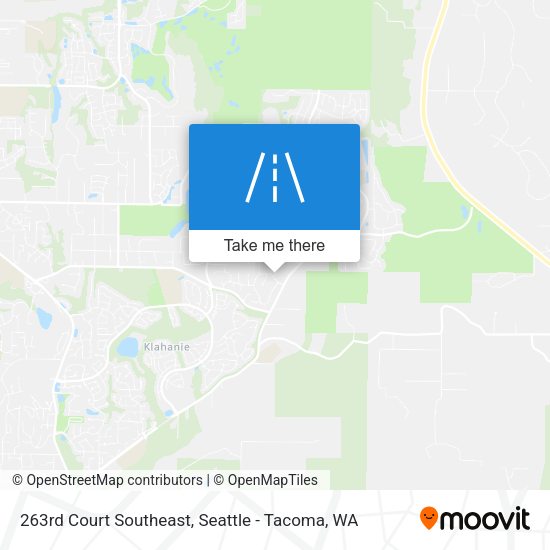 263rd Court Southeast map