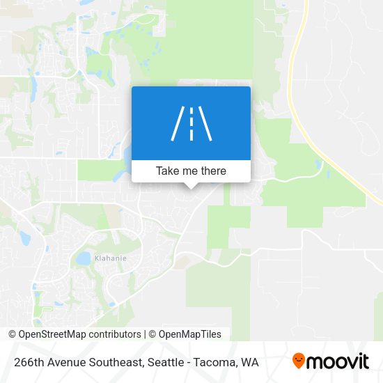 266th Avenue Southeast map