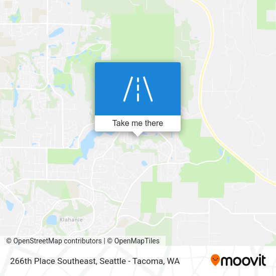 Mapa de 266th Place Southeast