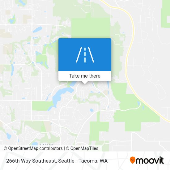 266th Way Southeast map