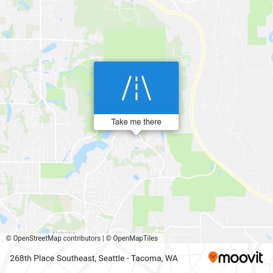 Mapa de 268th Place Southeast