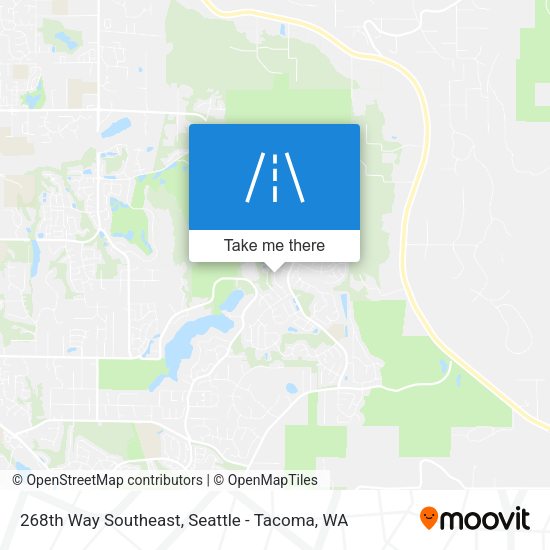 268th Way Southeast map