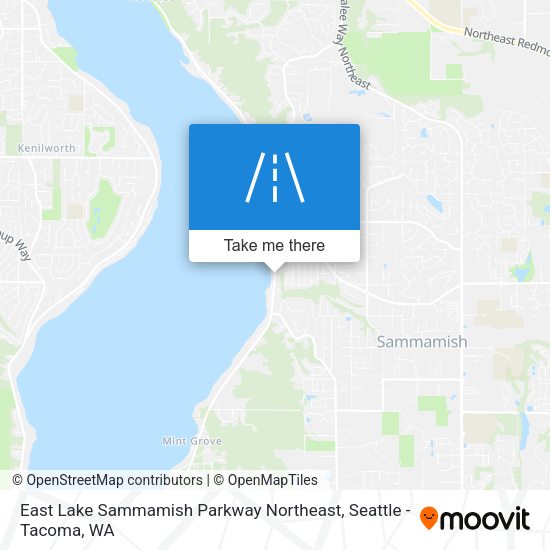 Mapa de East Lake Sammamish Parkway Northeast