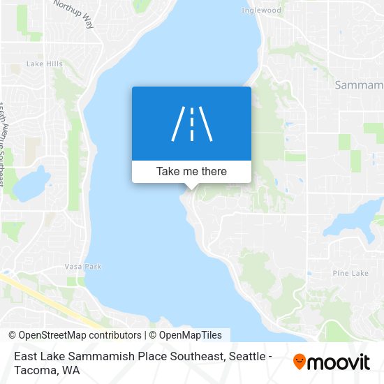 East Lake Sammamish Place Southeast map