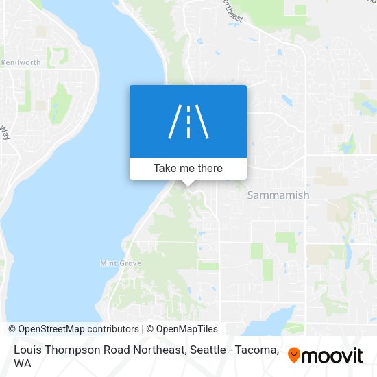 Mapa de Louis Thompson Road Northeast