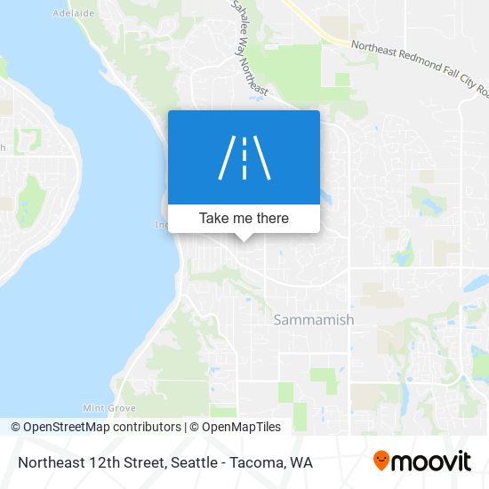 Mapa de Northeast 12th Street