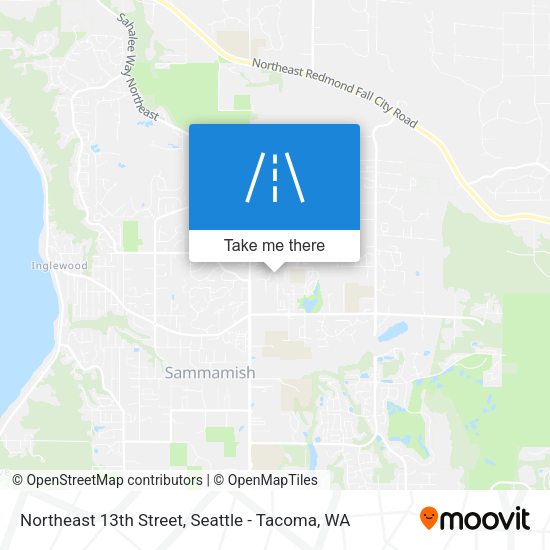 Mapa de Northeast 13th Street