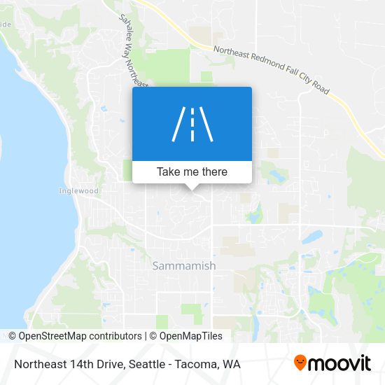 Mapa de Northeast 14th Drive