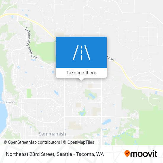 Northeast 23rd Street map