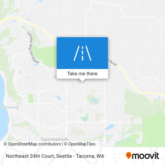 Mapa de Northeast 24th Court
