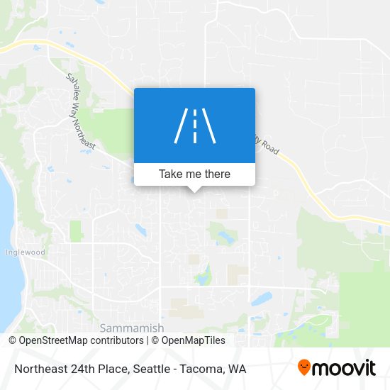 Mapa de Northeast 24th Place