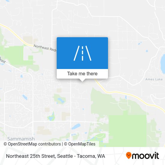 Mapa de Northeast 25th Street