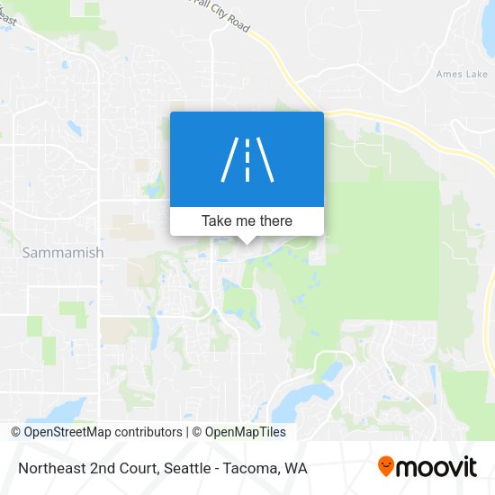 Northeast 2nd Court map