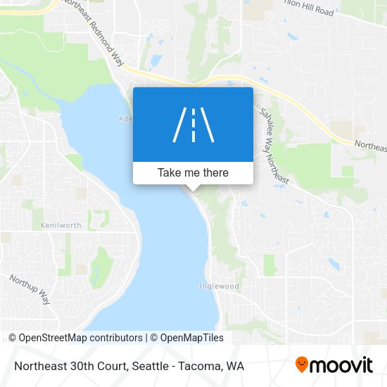 Northeast 30th Court map