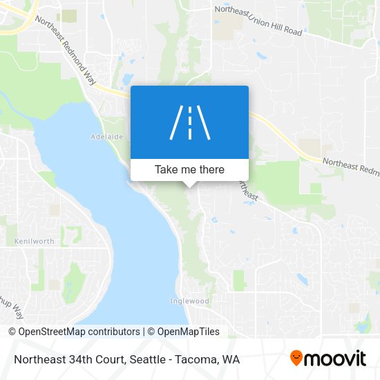 Northeast 34th Court map