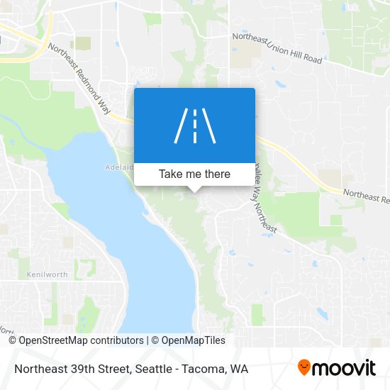 Mapa de Northeast 39th Street