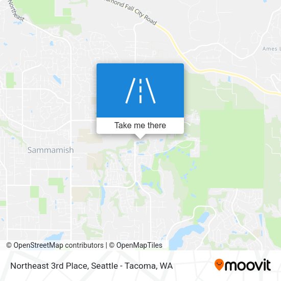 Northeast 3rd Place map