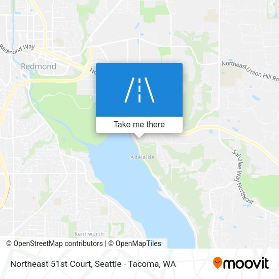 Northeast 51st Court map