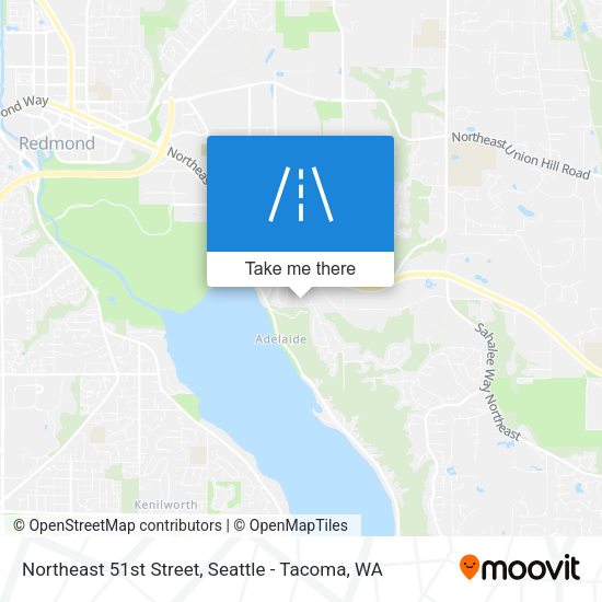 Northeast 51st Street map