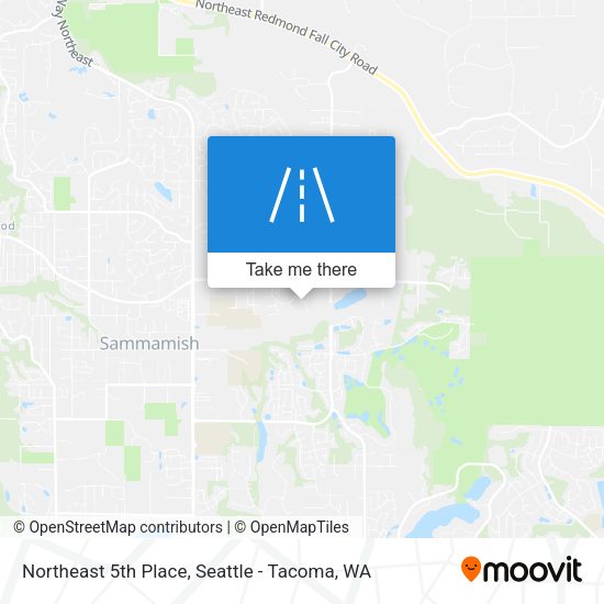 Northeast 5th Place map