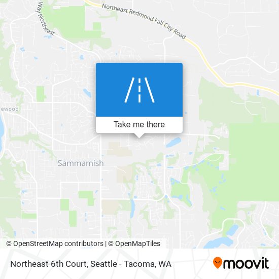 Northeast 6th Court map