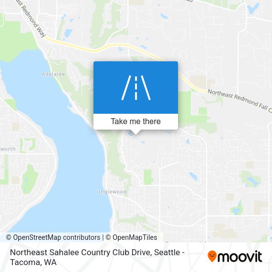 Northeast Sahalee Country Club Drive map