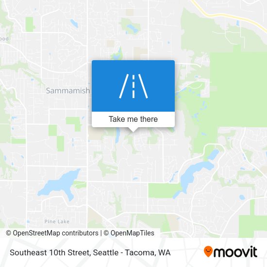 Mapa de Southeast 10th Street