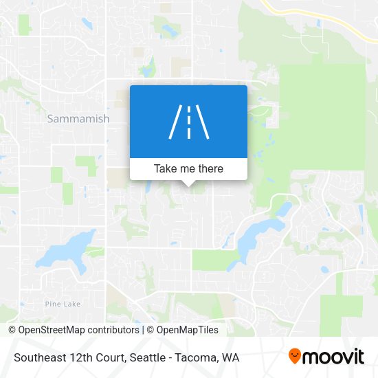 Southeast 12th Court map