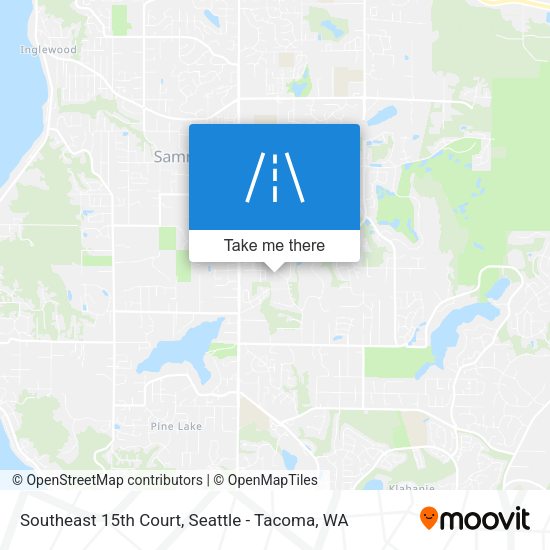 Southeast 15th Court map