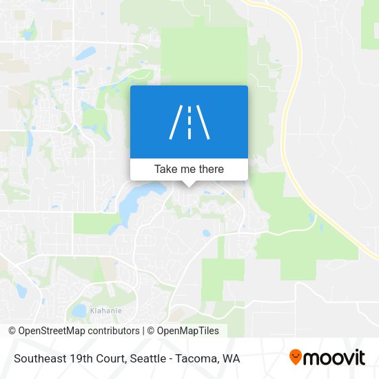 Southeast 19th Court map
