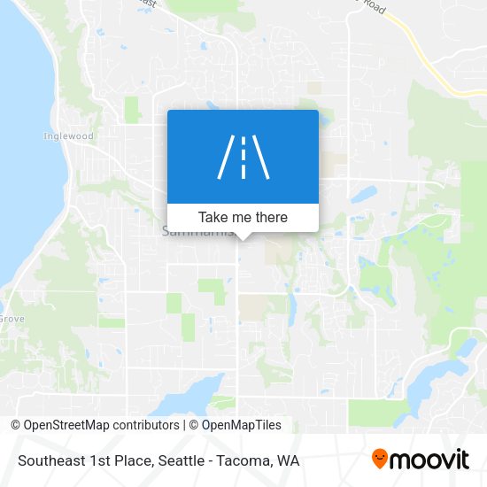 Southeast 1st Place map