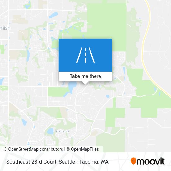Southeast 23rd Court map
