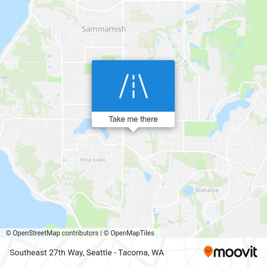 Southeast 27th Way map