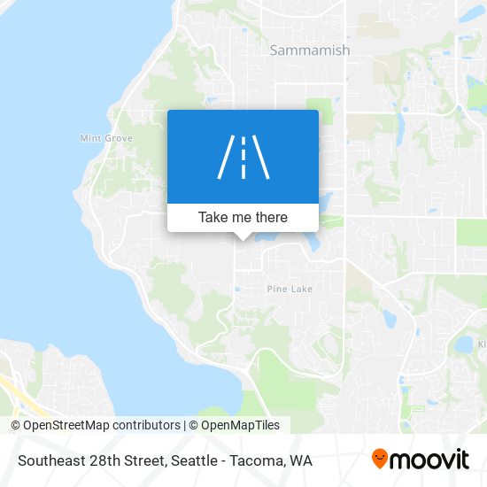 Southeast 28th Street map