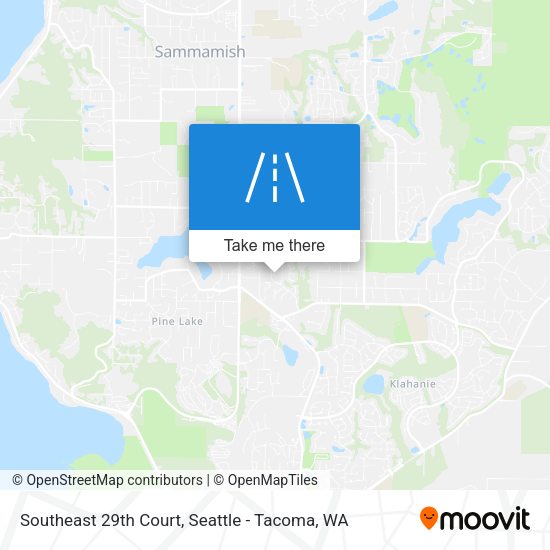 Southeast 29th Court map