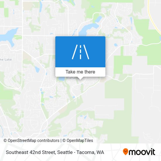 Southeast 42nd Street map