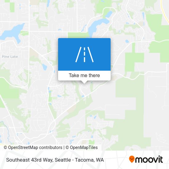 Southeast 43rd Way map
